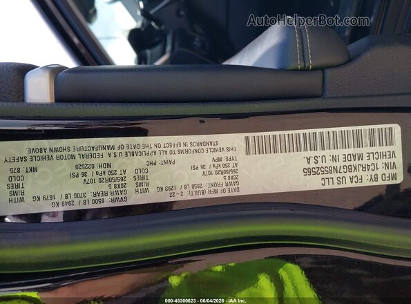 1C4RJKBG7N8552565 2022 JEEP GRAND CHEROKEE L Purple ძრავის განყოფილების ხედი