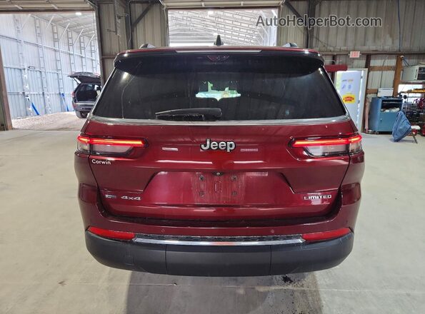 1C4RJKBG7P8792931 2023 JEEP GRAND Maroon Вид ззаду