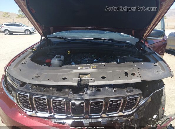 1C4RJKBG8N8532521 2022 JEEP GRAND CHEROKEE L Red უკანა ხედი