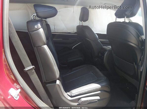 1C4RJKBG8N8532521 2022 JEEP GRAND CHEROKEE L Red VIN კოდის სტიკერის ხედი