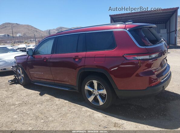 1C4RJKBG8N8532521 2022 JEEP GRAND CHEROKEE L Red სალონის 360-გრადუსიანი ხედი