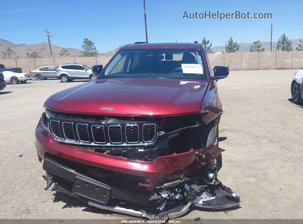 1C4RJKBG8N8532521 2022 JEEP GRAND CHEROKEE L Red ხელსაწყოთა პანელის ხედი