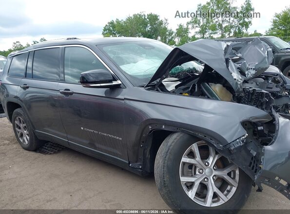 1C4RJKBG8N8627449 2022 JEEP GRAND CHEROKEE L Gray Սարքավորումների վահանակի տեսք