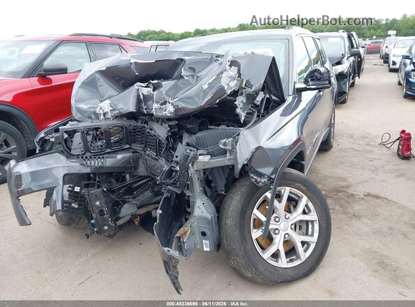 1C4RJKBG8N8627449 2022 JEEP GRAND CHEROKEE L Gray Դիմացի տեսք
