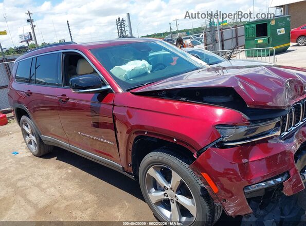 1C4RJKBG8S8639998 2025 JEEP GRAND CHEROKEE L Red Вид задньої частини салону