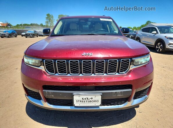 1C4RJKBG9M8124995 2021 JEEP GRAND Burgundy Вид спереду