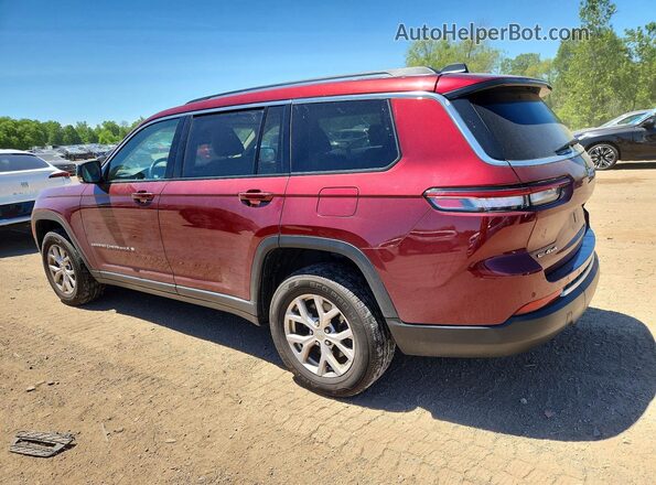 1C4RJKBG9M8124995 2021 JEEP GRAND Burgundy Задня ліва чверть