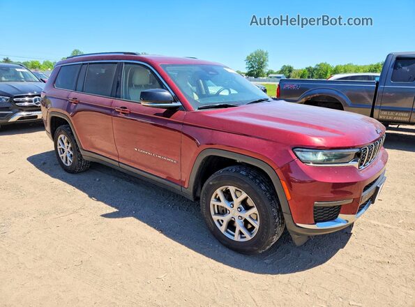 1C4RJKBG9M8124995 2021 JEEP GRAND Burgundy Передня права чверть