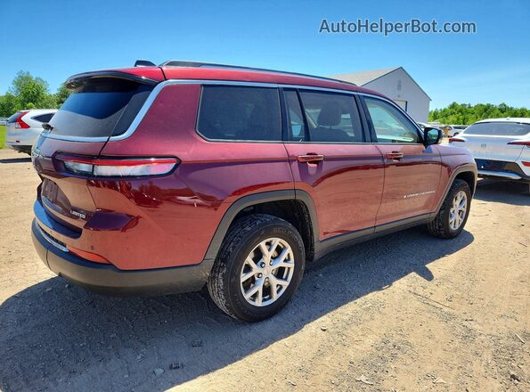 1C4RJKBG9M8124995 2021 JEEP GRAND Burgundy Задня права чверть