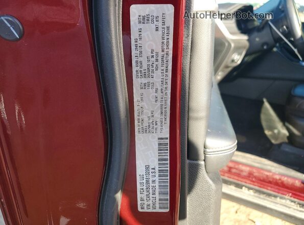 1C4RJKBG9M8132093 2021 JEEP GRAND Burgundy 