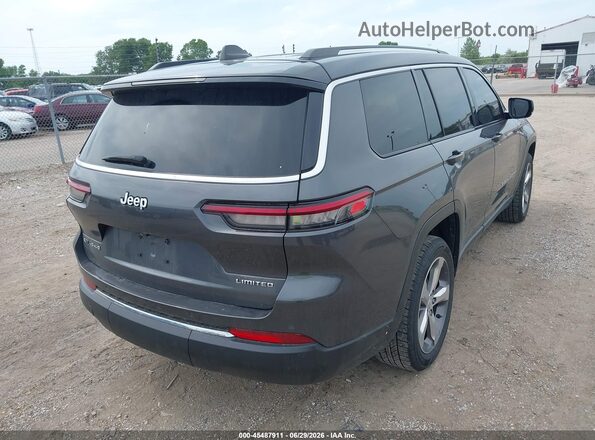 1C4RJKBG9M8142008 2021 JEEP GRAND CHEROKEE L Gray Rear right