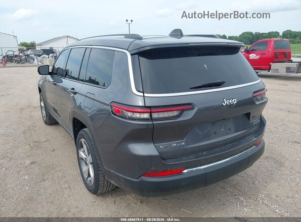 1C4RJKBG9M8142008 2021 JEEP GRAND CHEROKEE L Gray Rear left