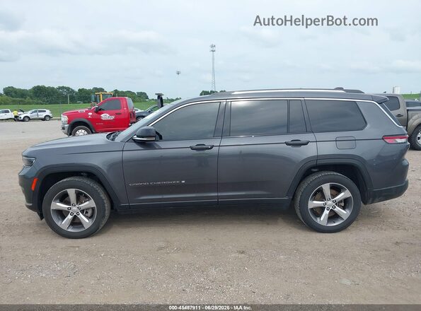1C4RJKBG9M8142008 2021 JEEP GRAND CHEROKEE L Gray 360 interior view