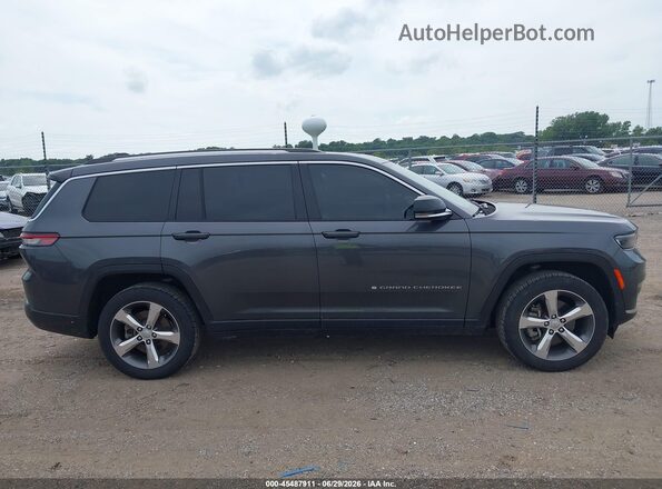 1C4RJKBG9M8142008 2021 JEEP GRAND CHEROKEE L Gray Rear interior view