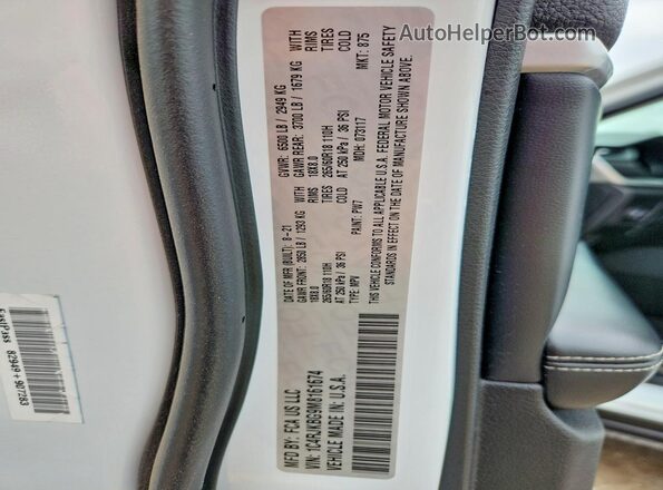 1C4RJKBG9M8161674 2021 JEEP GRAND White VIN կոդի պիտակի տեսք