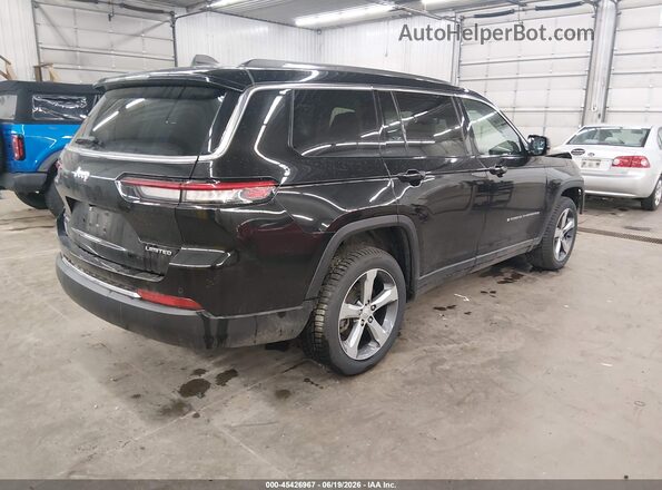 1C4RJKBG9N8543379 2022 JEEP GRAND CHEROKEE L Black უკანა მარჯვენა