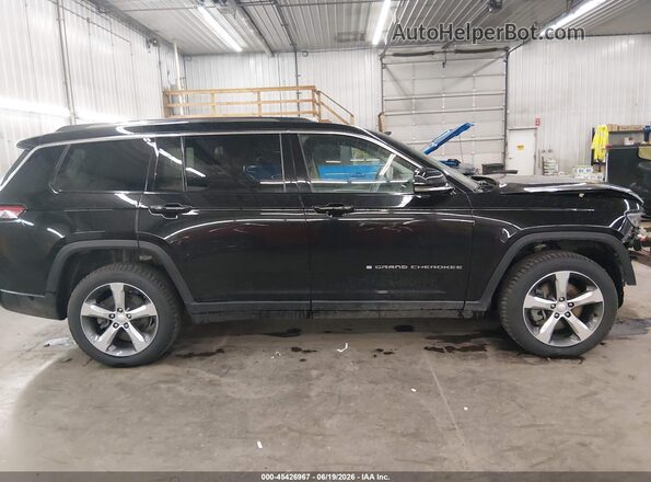 1C4RJKBG9N8543379 2022 JEEP GRAND CHEROKEE L Black სალონის 360-გრადუსიანი ხედი