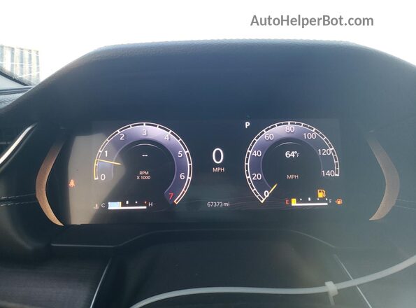 1C4RJKBG9N8554415 2022 JEEP GRAND Gray Instrument cluster view