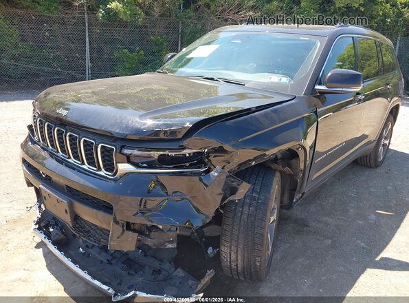 1C4RJKBG9P8769764 2023 JEEP GRAND CHEROKEE L Black Widok z przodu