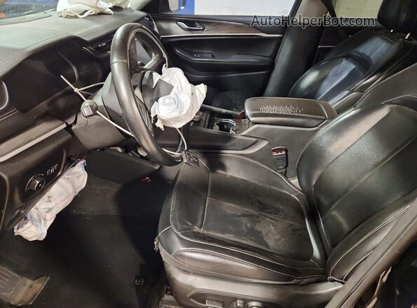 1C4RJKBGXM8112564 2021 JEEP GRAND Black Вид салону спереду