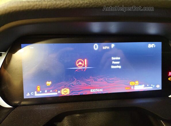 1C4RJKBGXM8112564 2021 JEEP GRAND Black Вид щитка приладів