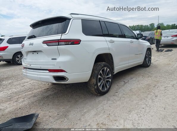 1C4RJKDG1M8129640 2021 JEEP GRAND CHEROKEE L White Tył prawy