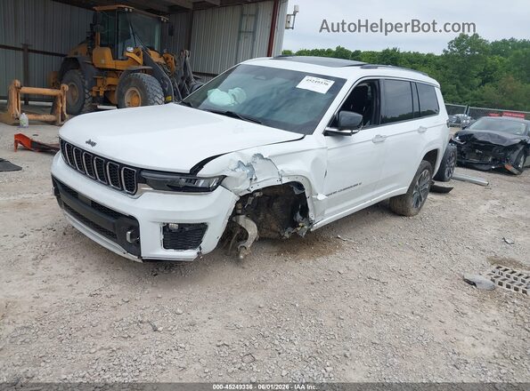 1C4RJKDG1M8129640 2021 JEEP GRAND CHEROKEE L White Przód lewy