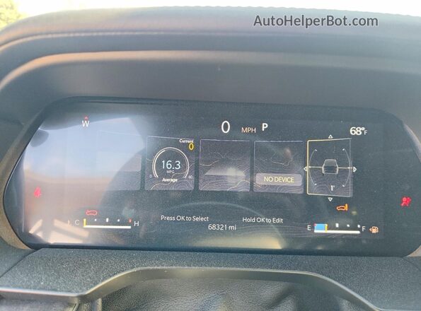 1C4RJKDG3N8514828 2022 JEEP GRAND Серебряный Вид щитка приборов