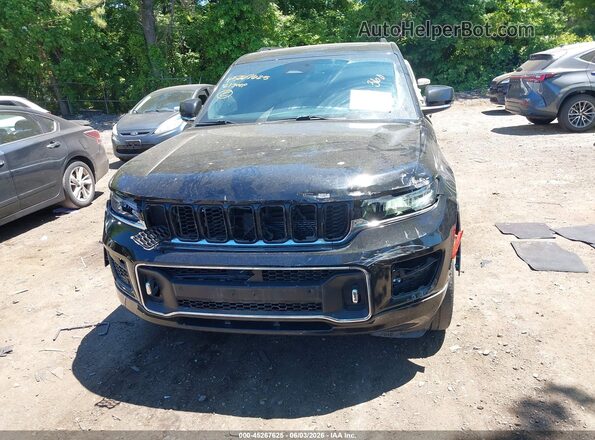 1C4RJKDG4M8117269 2021 JEEP GRAND CHEROKEE L Black ხელსაწყოთა პანელის ხედი