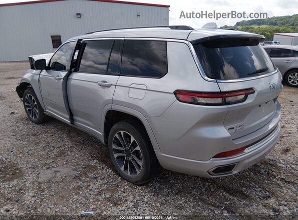 1C4RJKDG4M8155990 2021 JEEP GRAND CHEROKEE L Серебряный Задняя левая четверть