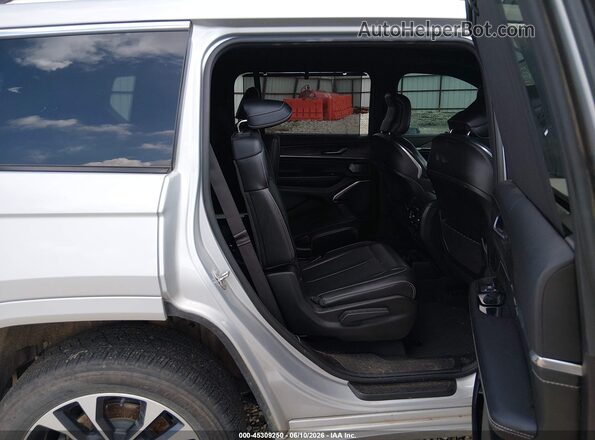 1C4RJKDG4M8155990 2021 JEEP GRAND CHEROKEE L Серебряный Вид наклейки с VIN-кодом