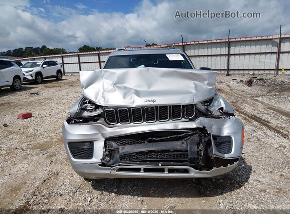 1C4RJKDG4M8155990 2021 JEEP GRAND CHEROKEE L Серебряный Вид щитка приборов