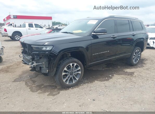1C4RJKDG5M8128863 2021 JEEP GRAND CHEROKEE L Black Передня ліва чверть