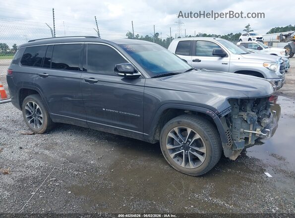 1C4RJKDG7M8177613 2021 JEEP GRAND CHEROKEE L Gray Вид задньої частини салону