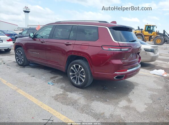 1C4RJKDG8M8156897 2021 JEEP GRAND CHEROKEE L Красный Задняя левая четверть