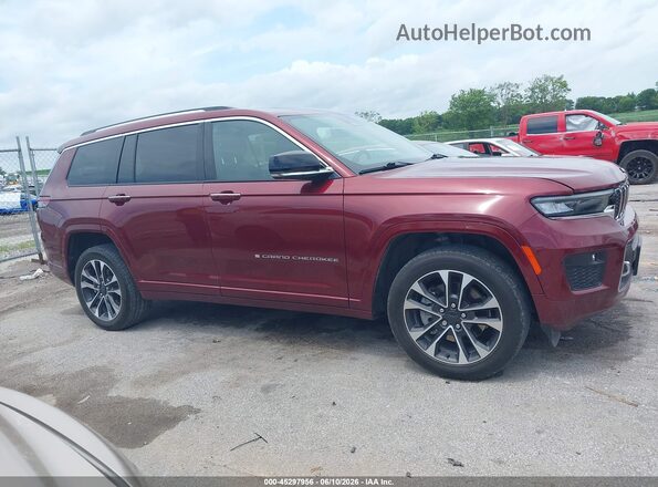 1C4RJKDG8M8156897 2021 JEEP GRAND CHEROKEE L Красный Вид задней части салона