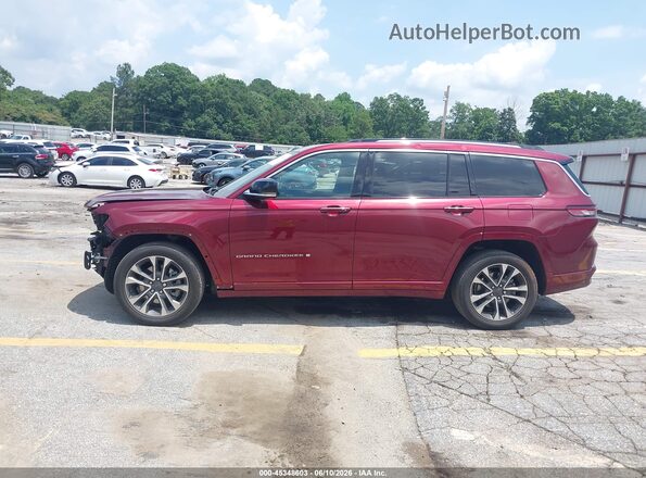 1C4RJKDGXM8169456 2021 JEEP GRAND CHEROKEE L Maroon სალონის 360-გრადუსიანი ხედი