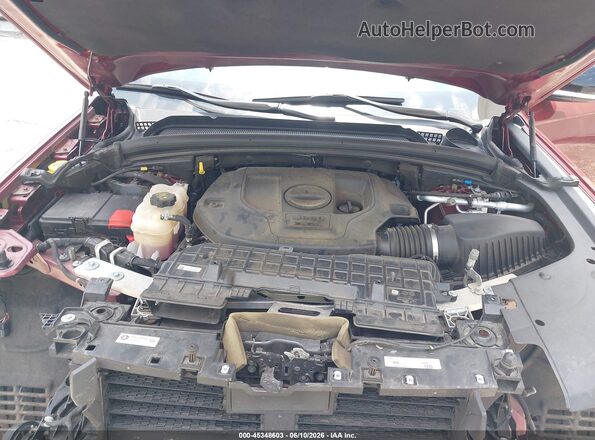 1C4RJKDGXM8169456 2021 JEEP GRAND CHEROKEE L Maroon უკანა ხედი