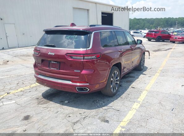 1C4RJKDGXM8169456 2021 JEEP GRAND CHEROKEE L Maroon უკანა მარჯვენა
