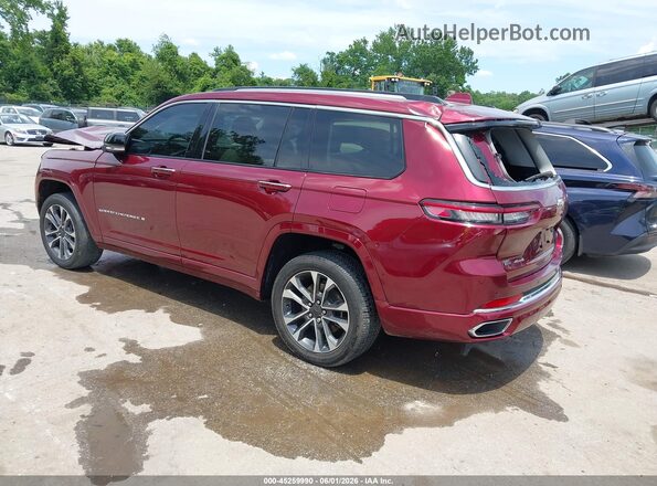 1C4RJKDGXP8723406 2023 JEEP GRAND CHEROKEE L Red Rear left
