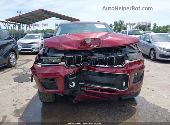 1C4RJKDGXP8723406 2023 JEEP GRAND CHEROKEE L Red Front view