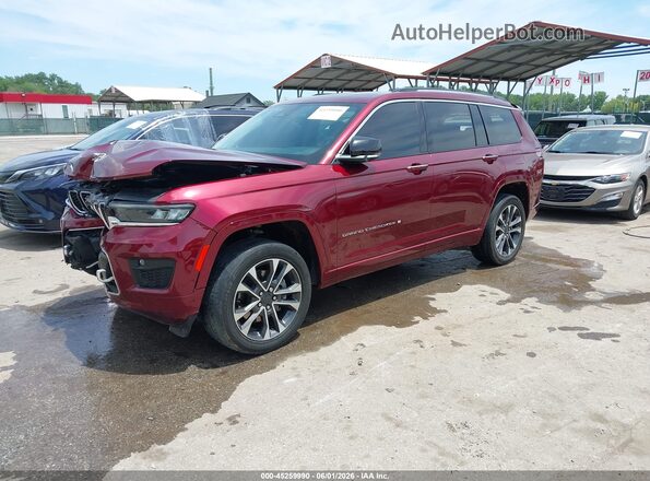 1C4RJKDGXP8723406 2023 JEEP GRAND CHEROKEE L Red Front left