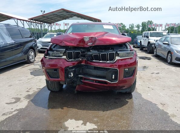 1C4RJKDGXP8723406 2023 JEEP GRAND CHEROKEE L Red Instrument cluster view