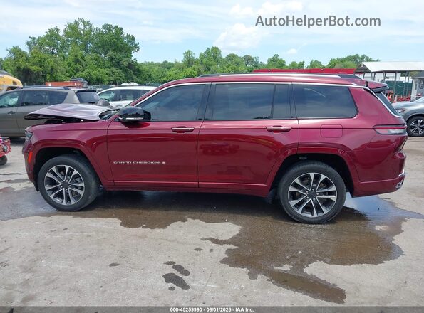 1C4RJKDGXP8723406 2023 JEEP GRAND CHEROKEE L Red 360 interior view