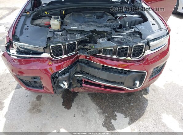 1C4RJKDGXP8723406 2023 JEEP GRAND CHEROKEE L Red Rear view