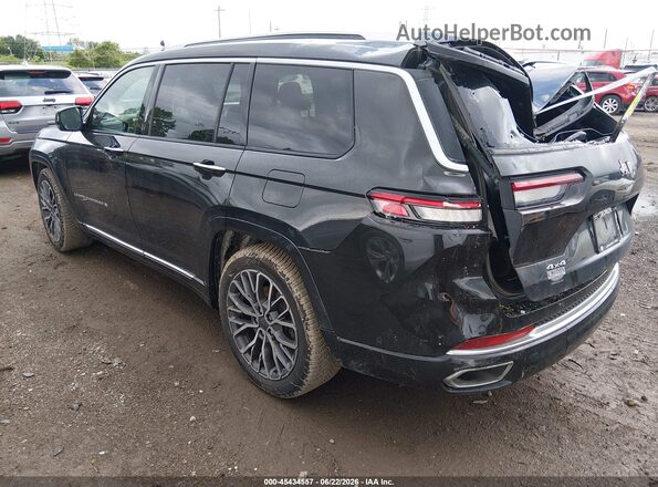 1C4RJKEG3P8802446 2023 JEEP GRAND CHEROKEE L Черный Задняя левая четверть