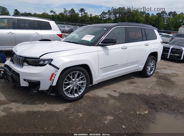 1C4RJKEG5R8608682 2024 JEEP GRAND CHEROKEE L White Առջևի ձախ երեք քառորդ տեսարան