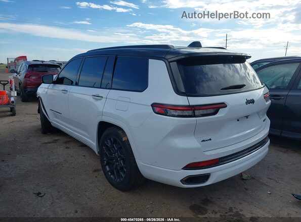 1C4RJKEG5S8769832 2025 JEEP GRAND CHEROKEE L White Rear left