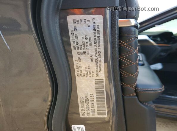 1C4RJKET3P8849974 2023 JEEP GRAND Gray Вид наклейки з VIN-кодом