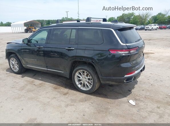 1C4RJKET8M8143725 2021 JEEP GRAND CHEROKEE L Black Задня ліва чверть
